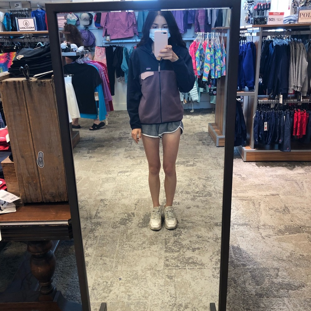 Two-Tone Zip-Up Jacket